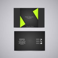Vector abstract creative business cards N9