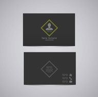 Vector abstract creative business cards N11