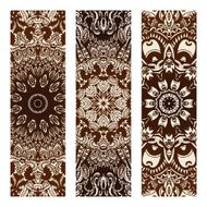 Vintage vector tribal ethnic banner N2