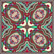 silk neck scarf or kerchief square pattern design N43