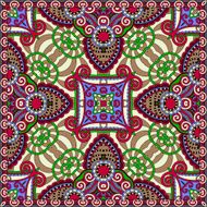 silk neck scarf or kerchief square pattern design N49