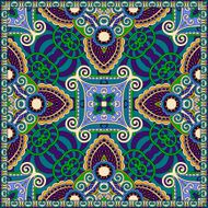 silk neck scarf or kerchief square pattern design N50