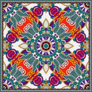 silk neck scarf or kerchief square pattern design N52
