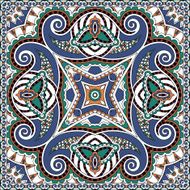 Traditional ornamental floral paisley bandanna N571