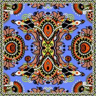 silk neck scarf or kerchief square pattern design N59