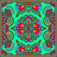 silk neck scarf or kerchief square pattern design N62