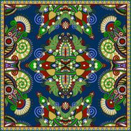 silk neck scarf or kerchief square pattern design N63