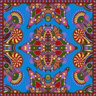 silk neck scarf or kerchief square pattern design N65