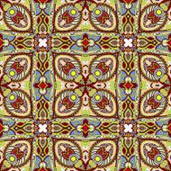 seamless geometry vintage pattern ethnic style ornamental backg N46