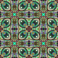 seamless geometry vintage pattern ethnic style ornamental backg N47
