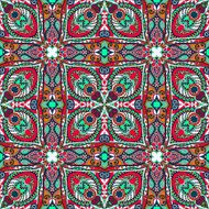 seamless geometry vintage pattern ethnic style ornamental backg N48