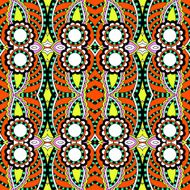 seamless geometry vintage pattern ethnic style ornamental backg N52