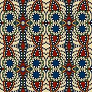seamless geometry vintage pattern ethnic style ornamental backg N53