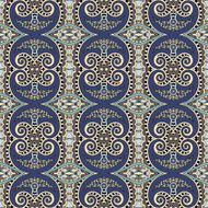 seamless geometry vintage pattern ethnic style ornamental backg N62