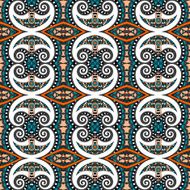seamless geometry vintage pattern ethnic style ornamental backg N63