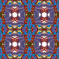 seamless geometry vintage pattern ethnic style ornamental backg N67