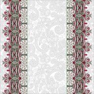 ornamental background with flower ribbon stripe pattern N14