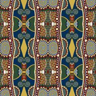 seamless geometry vintage pattern ethnic style ornamental backg N70
