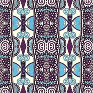 seamless geometry vintage pattern ethnic style ornamental backg N71