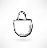bag grunge icon