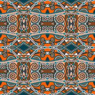 seamless geometry vintage pattern ethnic style ornamental backg N74