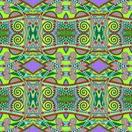 seamless geometry vintage pattern ethnic style ornamental backg N78