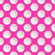 Flat cute circles in vintage style N2