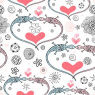 Font greeting card with hearts on aged background N2