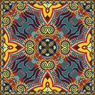 Traditional ornamental floral paisley bandanna Square ornament N45