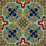 Traditional ornamental floral paisley bandanna Square ornament N46
