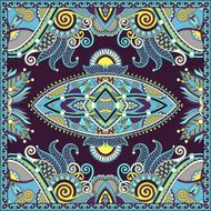 Traditional ornamental floral paisley bandanna Square ornament N64