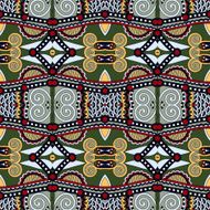 seamless geometry vintage pattern ethnic style ornamental backg N79