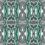 seamless geometry vintage pattern ethnic style ornamental backg N83