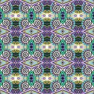 seamless geometry vintage pattern ethnic style ornamental backg N88
