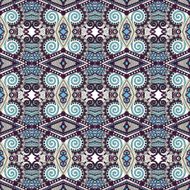 seamless geometry vintage pattern ethnic style ornamental backg N89