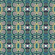 seamless geometry vintage pattern ethnic style ornamental backg N90