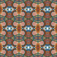 seamless geometry vintage pattern ethnic style ornamental backg N91