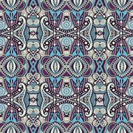 seamless geometry vintage pattern ethnic style ornamental backg N95