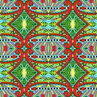 seamless geometry vintage pattern ethnic style ornamental backg N102