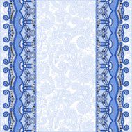 ornamental background with flower ribbon stripe pattern greeti N27