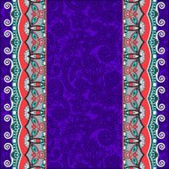 ornamental background with flower ribbon stripe pattern greeti N28
