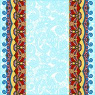 ornamental background with flower ribbon stripe pattern greeti N29
