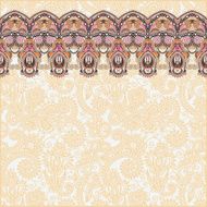 ornamental background with flower ribbon stripe pattern greeti N32