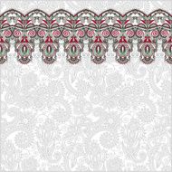 ornamental background with flower ribbon stripe pattern greeti N33