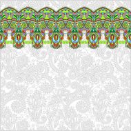 ornamental background with flower ribbon stripe pattern greeti N35