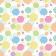 Seamless patterm with painted splash texture