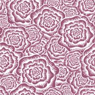 Etched Roses Seamless Pattern
