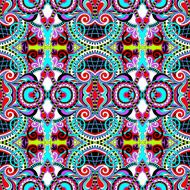 seamless geometry vintage pattern ethnic style ornamental backg N106