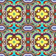 seamless geometry vintage pattern ethnic style ornamental backg N113