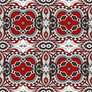 seamless geometry vintage pattern ethnic style ornamental backg N114